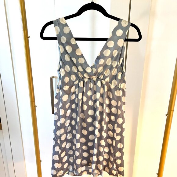 100% Silk Polka Dot Dress by Fiori di Zucca - Picture 6 of 8
